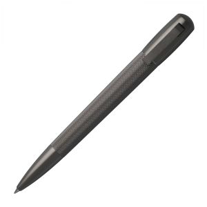 Hugo Boss Химикалка Pure Matte, в кутия, сребриста