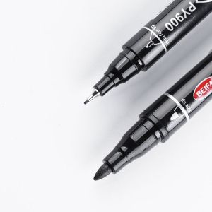 Beifa Перманентен маркер PY900, двоен, 0.5 - 2 mm, черен