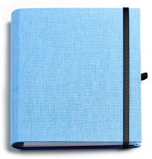 Бележник със скрита спирала Тера, А5, светлосин