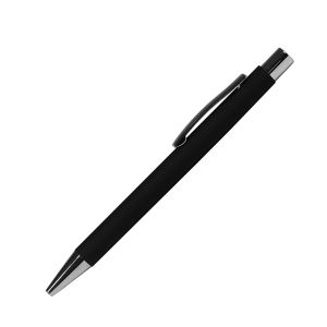 Office 1 Химикалка Draco Chrome, метална, черна