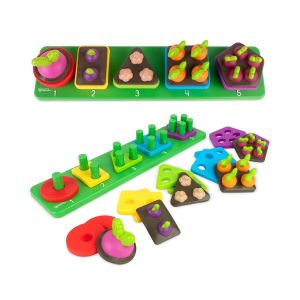 Learning Resources Пъзел с форми Градина, за вгнездяване