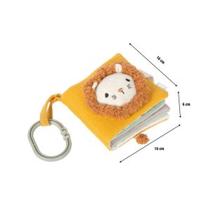 Small Foot Книжка с активности Лъвче, мека, текстилна