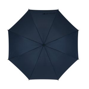Office 1 Чадър, автоматичен, с извита дървена дръжка, 103 cm, тъмносин