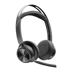 Слушалки HP Poly Voyager Focus 2, Microsoft Teams, със стойка за зареждане