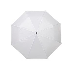 Office 1 Чадър, сгъваем, с пластмасова дръжка, 96 cm, бял