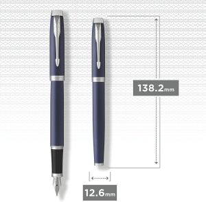 Писалка Parker Royal IM Matte Blue CT, M, без кутия