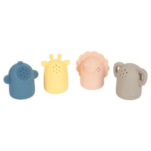 Small Foot Комплект играчки за баня, силиконови, 4 броя