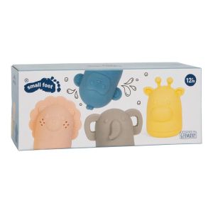 Small Foot Комплект играчки за баня, силиконови, 4 броя