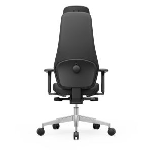 Ергономичен стол RFG Matis HB, екокожа, до 130 kg, черен