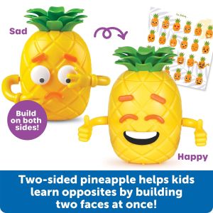 Learning Resources Играчка Ананас, емоции, голям комплект