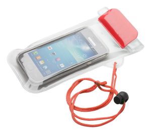 Калъф за телефон Wapro, 95 х 230 mm, прозрачен, червен
