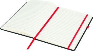 Бележник Noir medium, А5, 96 листа, черен/син