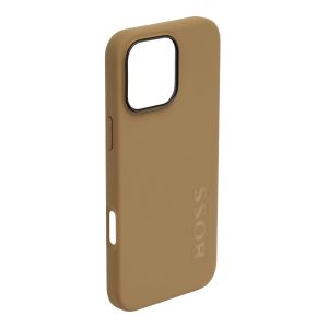Hugo Boss Калъф за телефон, за iPhone 16 Pro Max, карамел