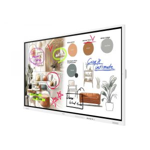 Интерактивен дисплей Samsung Flip WM85FX, 85'', 4k VA, 450 cd/m2, 8 ms, HDMI, Tizen