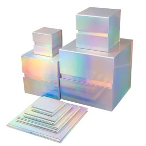 Office 1 Кутия Shiny, с магнитно затваряне, сгъваема, 21 х 21 х 21 cm