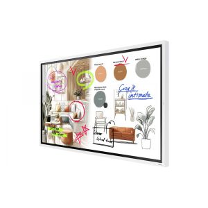 Интерактивен дисплей Samsung Flip WM65FX, 65'', 4k VA, 450 cd/m2, 8 ms, HDMI, Tizen