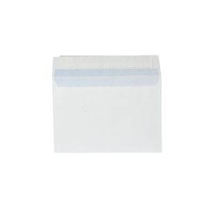 Office 1 Плик, C6, 114 x 162 mm, хартиен, със самозалепваща лента, бял, 25 броя