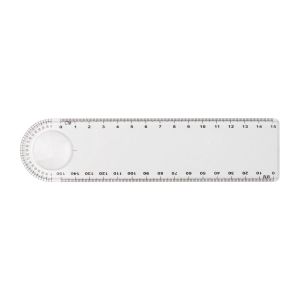 Линия Linear, пластмасова, с лупа, 15 cm