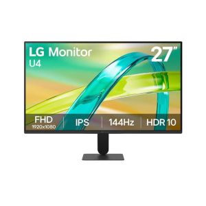 Монитор LG 27U411B-B, 27'', Full HD, IPS, LED, 144 Hz, 250 cd/m2, HDMI, 1 ms