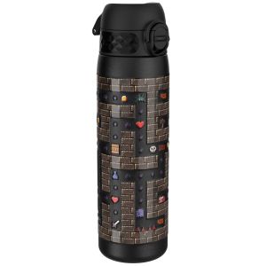 Термо бутилка за вода Ion8 Print, метална, 500ml, ГЕЙМЪР