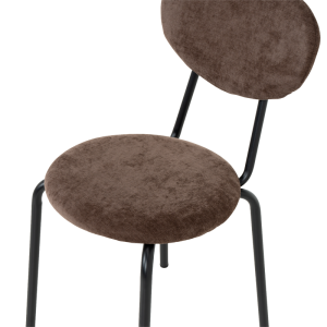 Трапезен стол DINE - тъмнокафяв M45