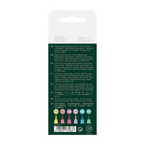 Faber-Castell Маркер-четка Pitt Artist Pen, B, 6 пастелни цвята