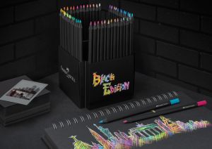 Faber-Castell Моливи Black Edition, 50 цвята