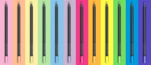 Faber-Castell Моливи Black Edition, 12 неонови и пастелни цвята