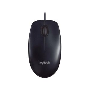 Мишка Logitech M90, с кабел, оптична, 3 бутона, 1000 dpi, USB