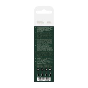 Faber-Castell Тънкописец Pitt, C, B, Fude M, черен, 4 броя