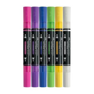 Faber-Castell Акрилен маркер Multimark Vibrant, 6 цвята