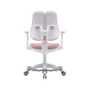 Детски стол RFG Ergo Cute White, текстил, до 100 kg, розов