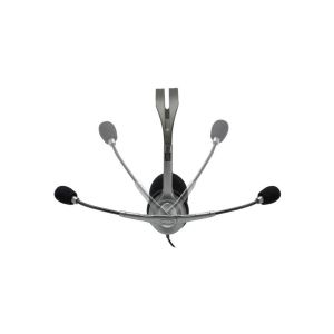 Слушалки Logitech H110, с микрофон, 3.5 mm жак, 58 dB, 100 - 16000 Hz, 1.8 m кабел, сребристи