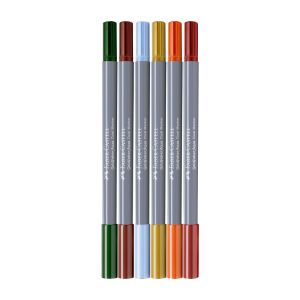 Faber-Castell Маркер Goldfaber Aqua Dual, тоскана, 6 броя