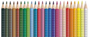 Faber-Castell Акварелни моливи Grip 2001, 24 цвята