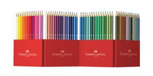 Faber-Castell Цветни моливи Замък, 60 цвята