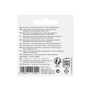 Faber-Castell Мини графити, HB, 0.5 mm, 2 опаковки в блистер