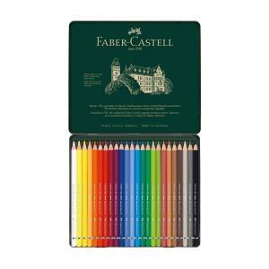 Faber-Castell Акварелни моливи Albrecht Dürer, 24 цвята, в метална кутия