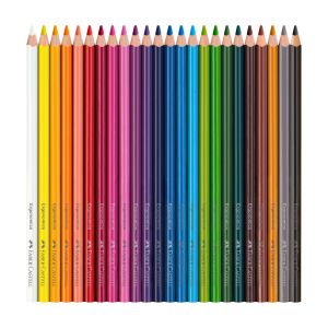 Faber-Castell Цветни моливи Triangular, 24 цвята