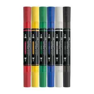 Faber-Castell Акрилен маркер Multimark Basic, 6 цвята