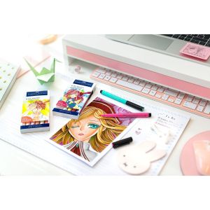 Faber-Castell Маркер Pitt Manga Shojo, 6 броя