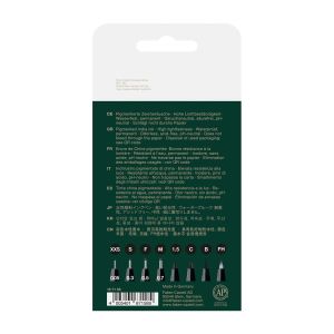 Faber-Castell Тънкописец Pitt, XXS, S, F, M, B, C, Fude H, 8 броя