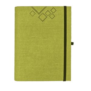 Бележник със скрита спирала Bamboa, без дати, зелен