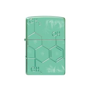 Zippo Запалка 46313 - Cannabis THC Design