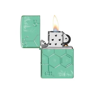 Zippo Запалка 46313 - Cannabis THC Design