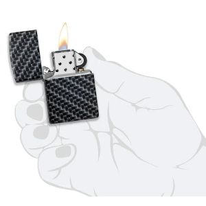 Zippo Запалка Carbon Fiber Design