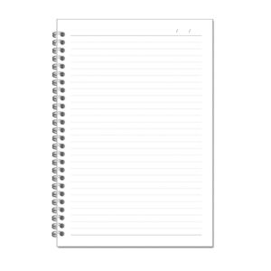 Бележник със скрита спирала Bamboa, без дати, червен