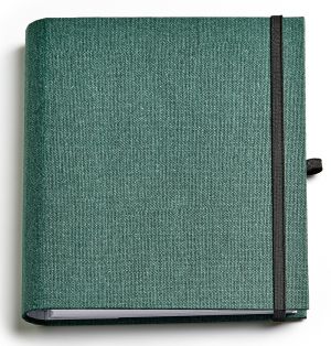 Бележник със скрита спирала Тера, А5, тъмнозелен
