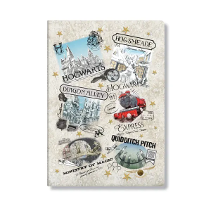 Paperblanks Тетрадка The Wizarding World, A5, широки редове, 40 листа