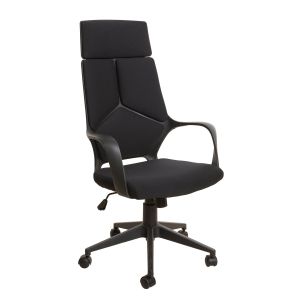 Директорски стол Force Black, текстил, Tilt механизъм, до 120 kg, черен